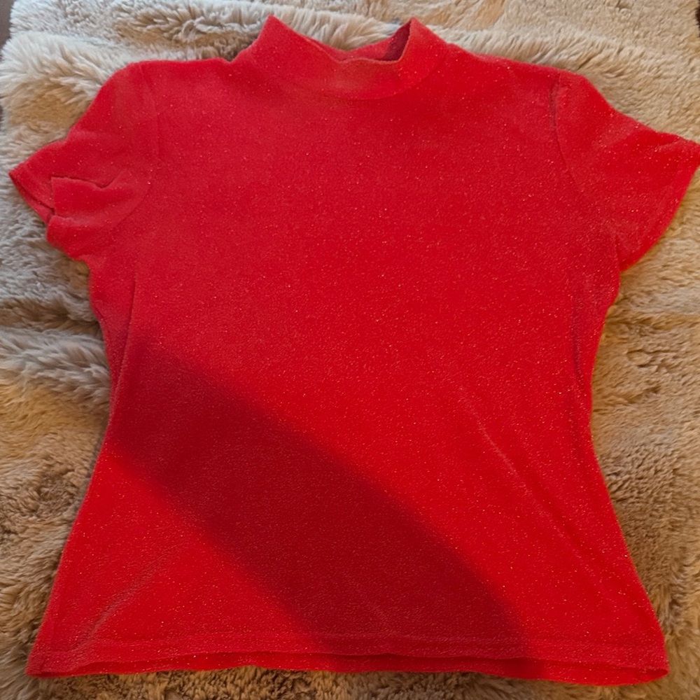 Elegant Red Women's Top